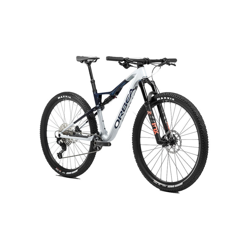 R23507N2 BICICLETA OIZ M30 29 2024 HALO SILVER-BLUE CARBON VIEW (GLOSS) MARCA ORBEA T. G