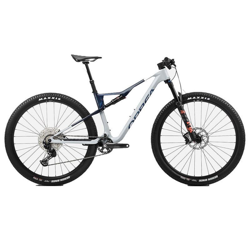 R23507N2 BICICLETA OIZ M30 29 2024 HALO SILVER-BLUE CARBON VIEW (GLOSS) MARCA ORBEA T. G