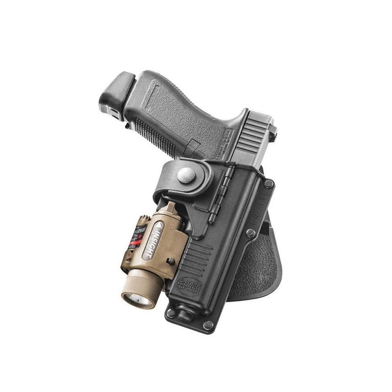 RBT19 FUNDAS TACTICA GLOCK 19+2 PROTECT DE LINTERNA LIGHTHOUSE II Y III (NO INCLUIDA) MARCA FOBUS