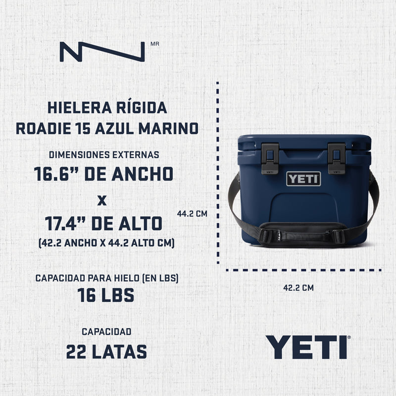 10033440004 HIELERA RIGIDA ROADIE 15 FIREFLY YELLOW MARCA YETI