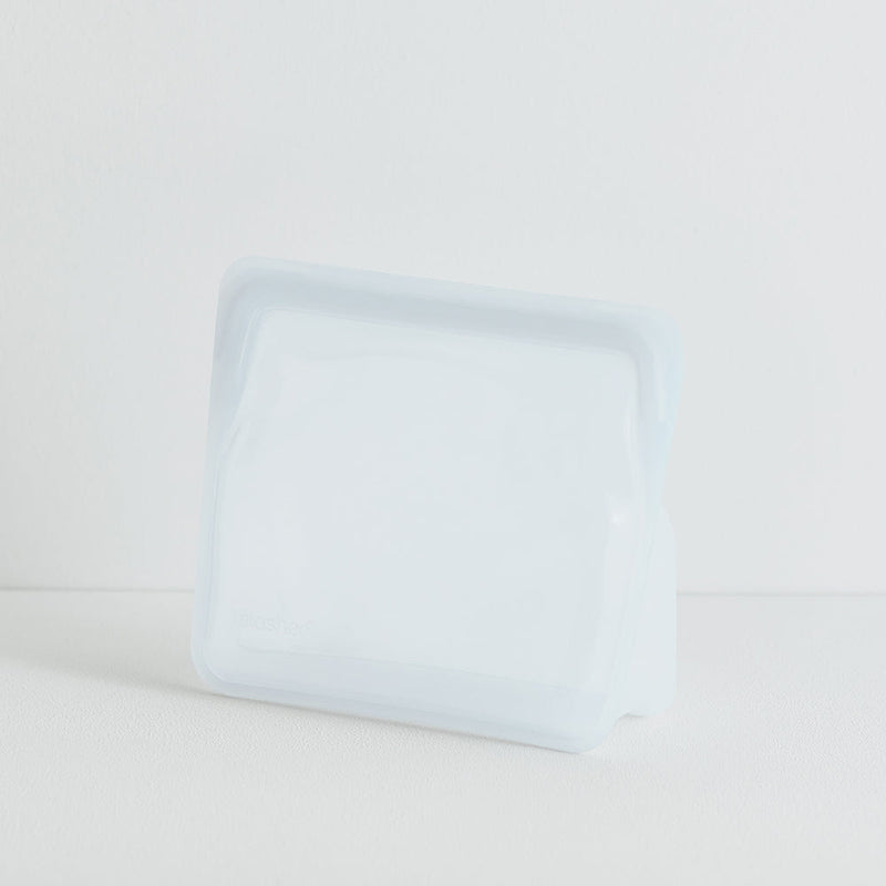 STSU01 BOLSA REUTILIZABLE DE SILICONA STAND-UP MID CLEAR MARCA STASHER