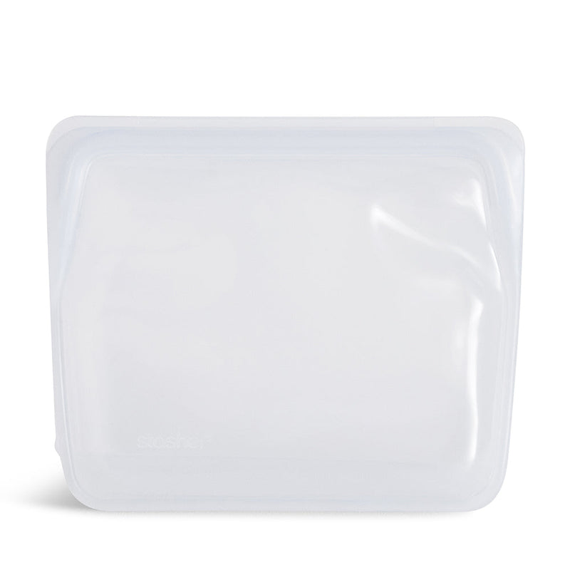 STSU01 BOLSA REUTILIZABLE DE SILICONA STAND-UP MID CLEAR MARCA STASHER
