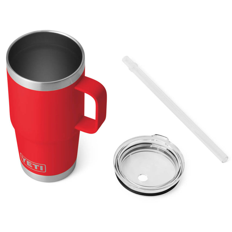 21071503926 TERMO RAMBLER 25oz STRAW MUG RESCUE RED MARCA YETI