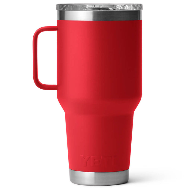 21071503880 TAZA RAMBLER 30oz TRAVEL MUG CON TAPA STRONGHOLD RESCUE RED MARCA YETI
