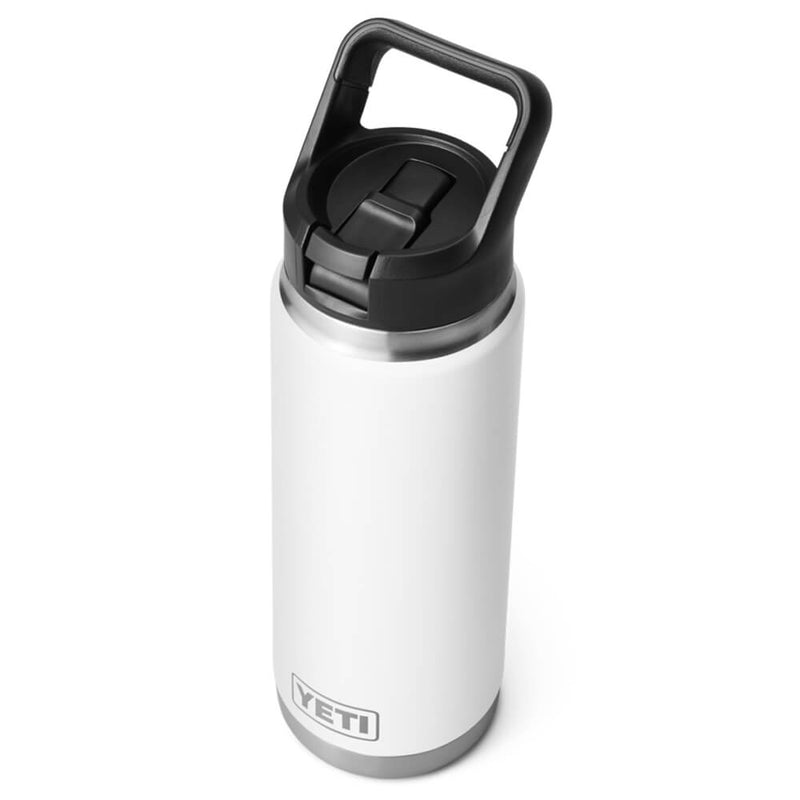 21071504108 TERMO RAMBLER 26oz STRAW BOTTLE BLANCO MARCA YETI