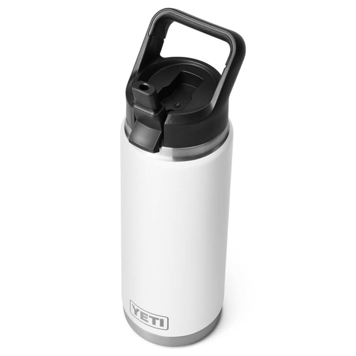 21071504108 TERMO RAMBLER 26oz STRAW BOTTLE BLANCO MARCA YETI