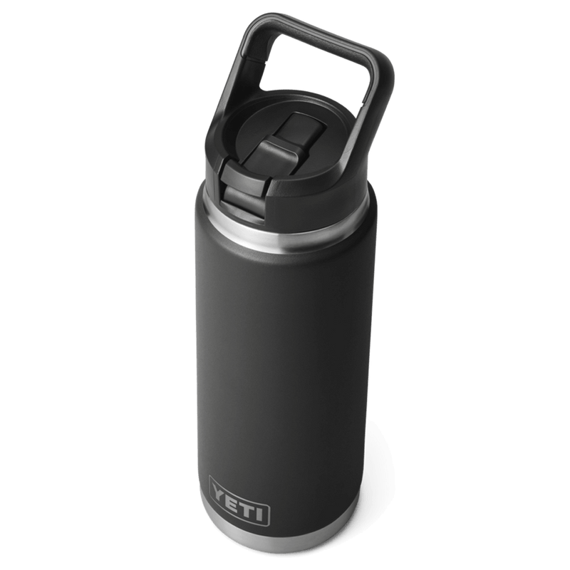 21071504106 TERMO RAMBLER 26oz STRAW BOTTLE NEGRO MARCA YETI