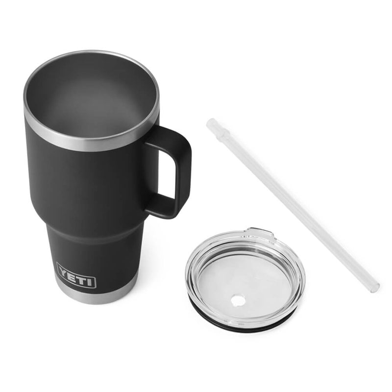 21071502250 TERMO RAMBLER 35oz STRAW MUG NEGRO MARCA YETI