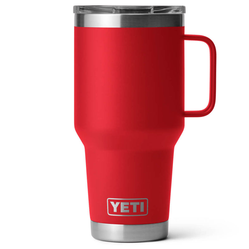 21071503880 TAZA RAMBLER 30oz TRAVEL MUG CON TAPA STRONGHOLD RESCUE RED MARCA YETI