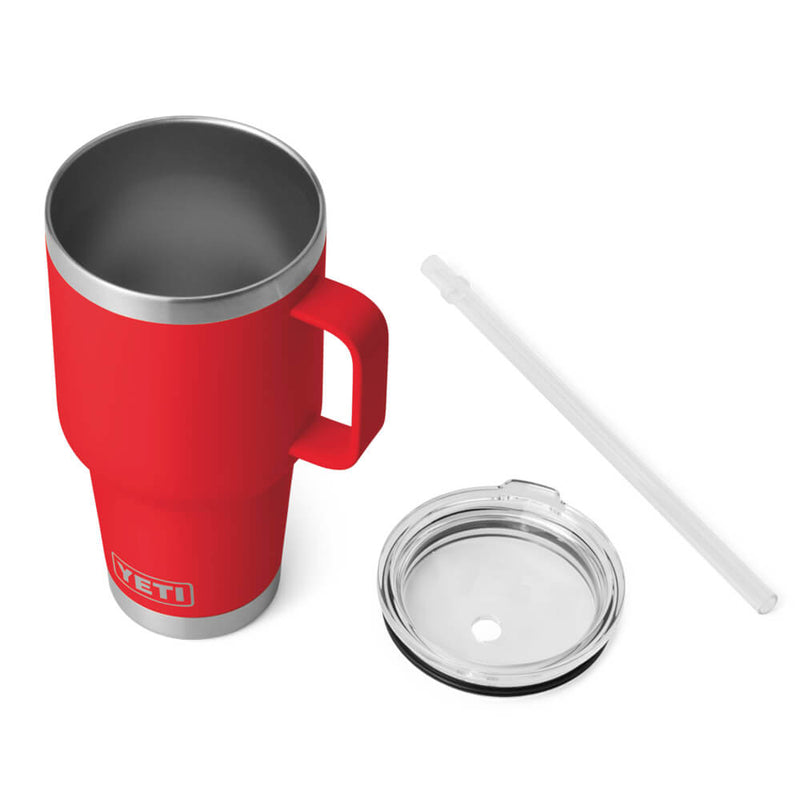 21071504372 TERMO RAMBLER 35oz STRAW MUG RESCUE RED MARCA YETI