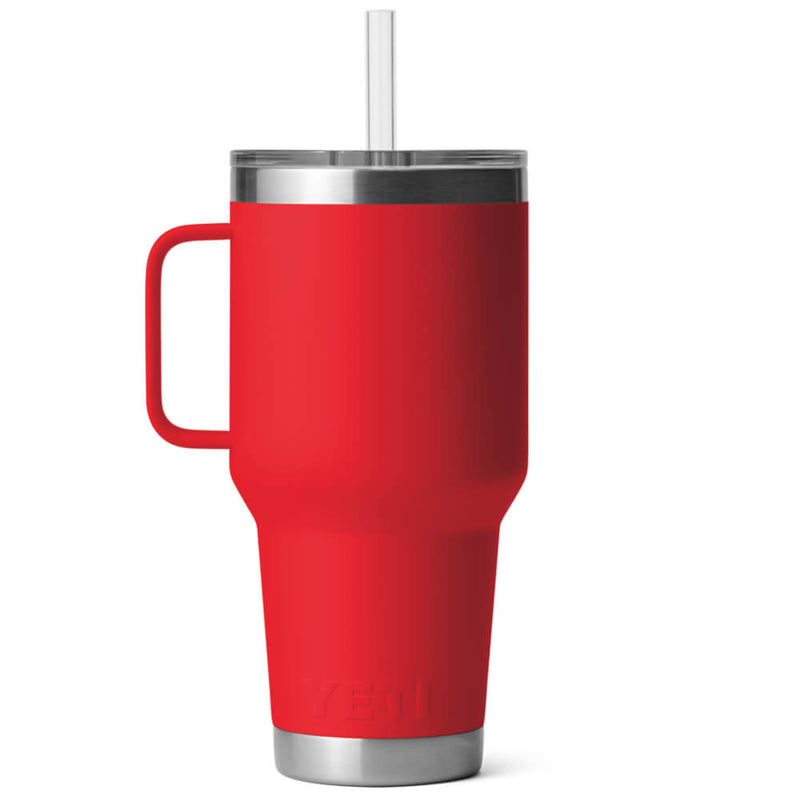 21071504372 TERMO RAMBLER 35oz STRAW MUG RESCUE RED MARCA YETI
