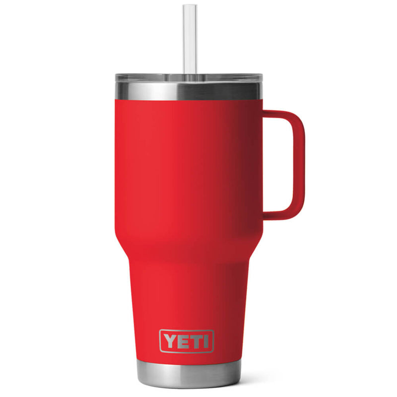 21071504372 TERMO RAMBLER 35oz STRAW MUG RESCUE RED MARCA YETI