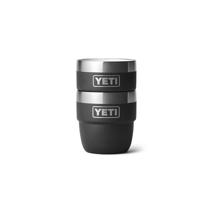 21071504000 TAZA RAMBLER 4oz STACKABLE 2 PIEZAS NEGRO MARCA YETI