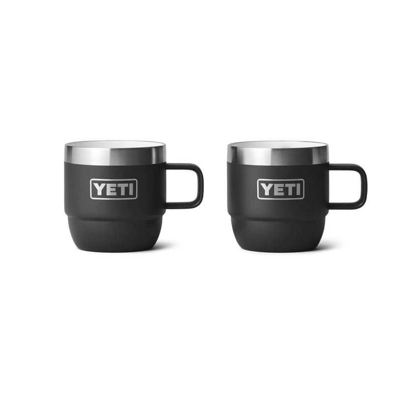 21071503788 TAZA RAMBLER 6oz STACKABLE 2 PIEZAS NEGRO MARCA YETI