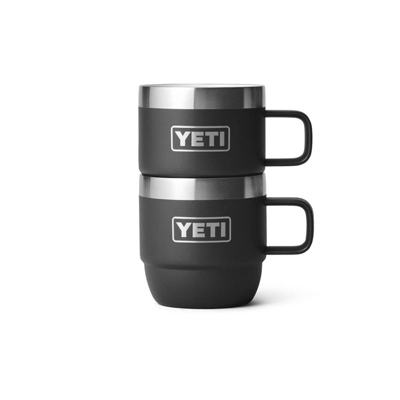 21071503788 TAZA RAMBLER 6oz STACKABLE 2 PIEZAS NEGRO MARCA YETI