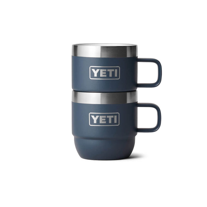 21071503790 TAZA RAMBLER 6oz STACKABLE 2 PIEZAS MARINO MARCA YETI