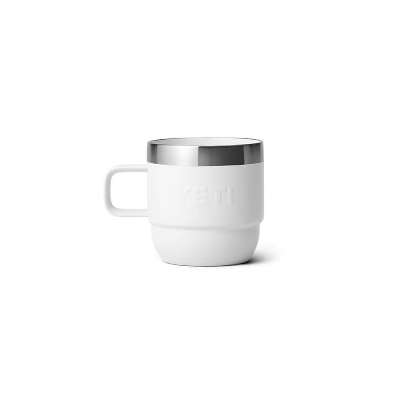 21071503791 TAZA RAMBLER 6oz STACKABLE 2 PIEZAS BLANCO MARCA YETI