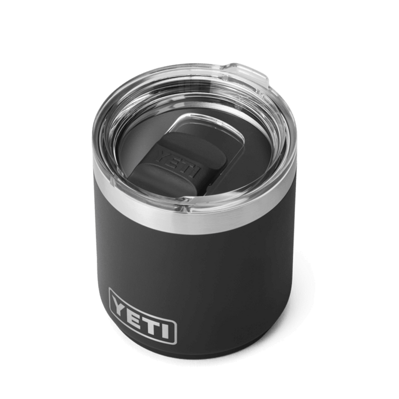 21071504010 TERMO RAMBLER 10oz LOWBALL 2.0 TAPA MAGNETICA NEGRO MARCA YETI