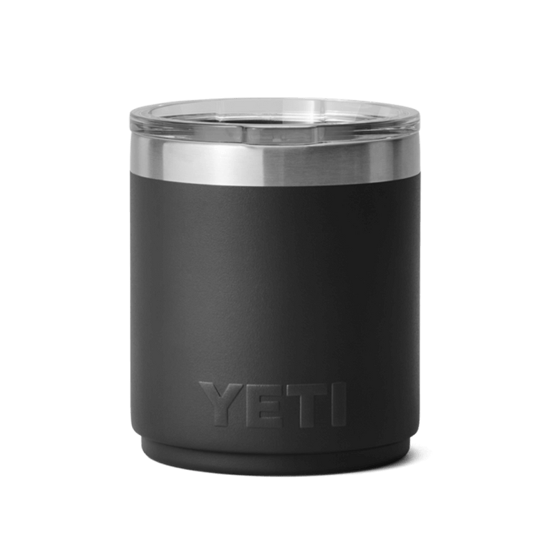 21071504010 TERMO RAMBLER 10oz LOWBALL 2.0 TAPA MAGNETICA NEGRO MARCA YETI