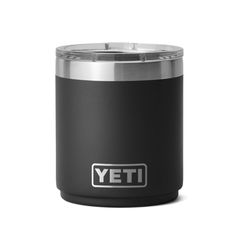 21071504010 TERMO RAMBLER 10oz LOWBALL 2.0 TAPA MAGNETICA NEGRO MARCA YETI