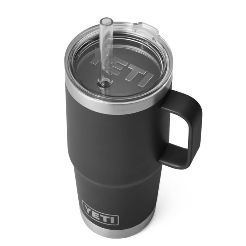 21071502240 TERMO RAMBLER 25oz STRAW MUG NEGRO MARCA YETI