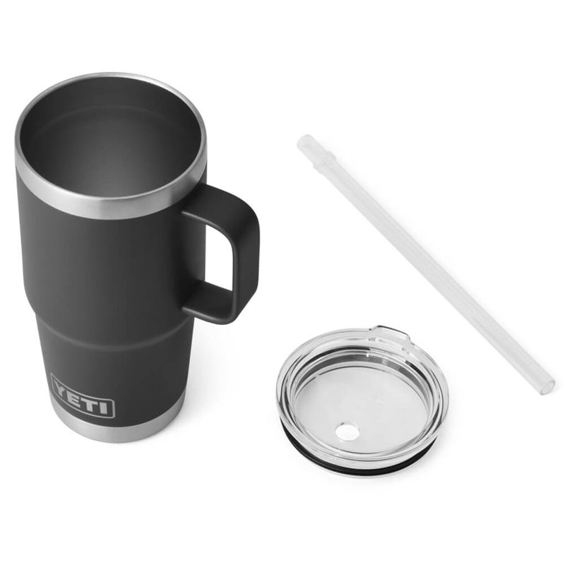 21071502240 TERMO RAMBLER 25oz STRAW MUG NEGRO MARCA YETI