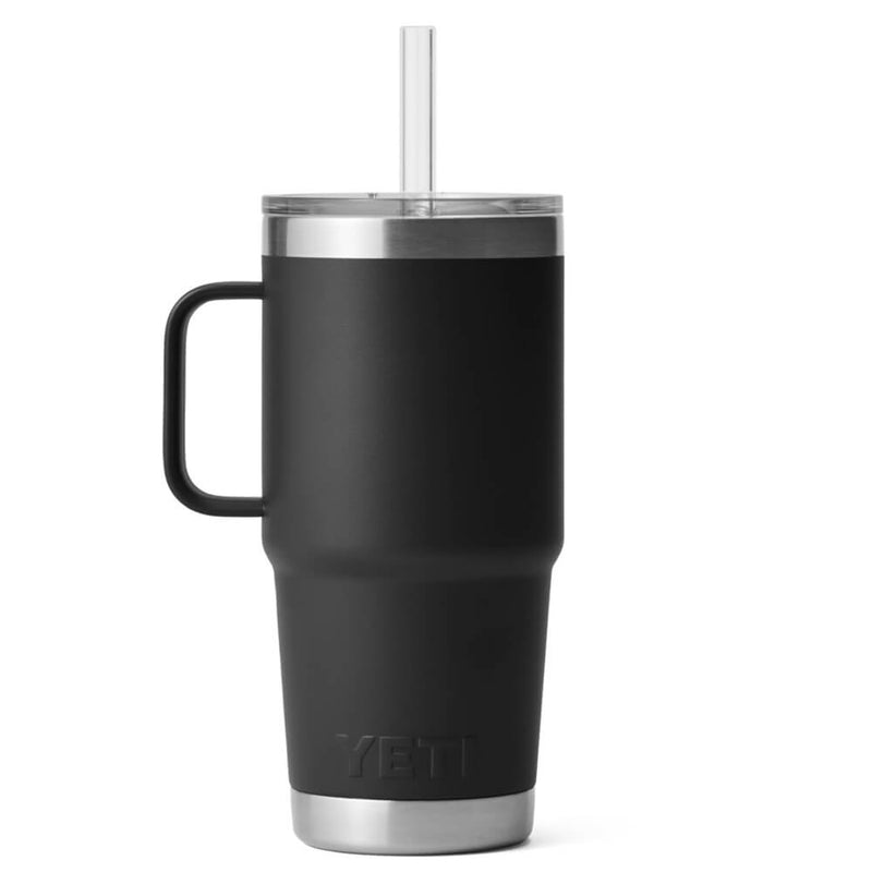 21071502240 TERMO RAMBLER 25oz STRAW MUG NEGRO MARCA YETI