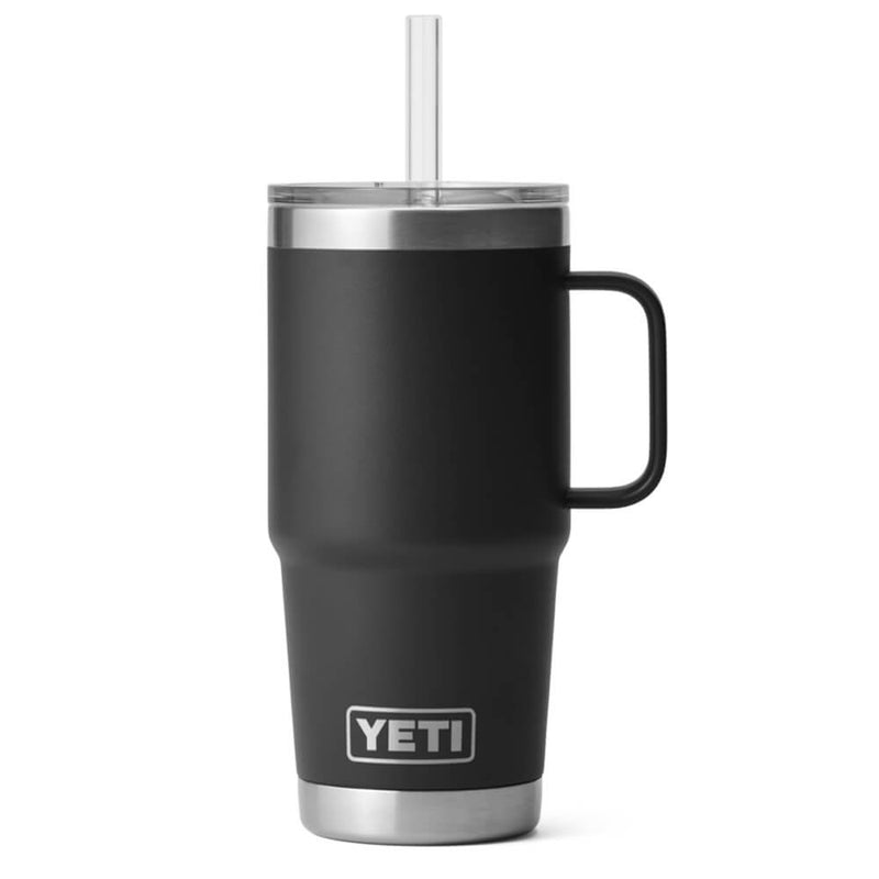 21071502240 TERMO RAMBLER 25oz STRAW MUG NEGRO MARCA YETI