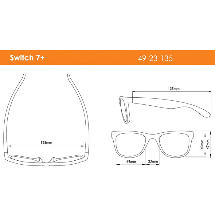 7SWILPPK LENTES PARA NIÑO SWITCH LIGHT PINK PINK MARCA REAL SHADES T. 7+