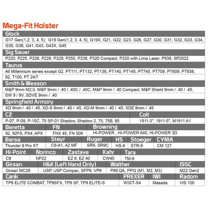 CY-UHFSK FUNDA UNIVERSAL MEGA FIT KHAKI MARCA CYTAC